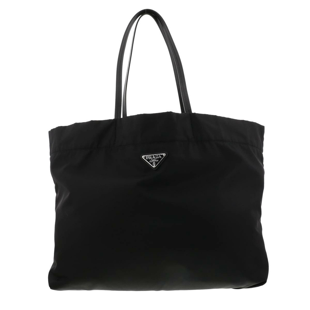 PRADA Vela Tote Bag Handbag Black